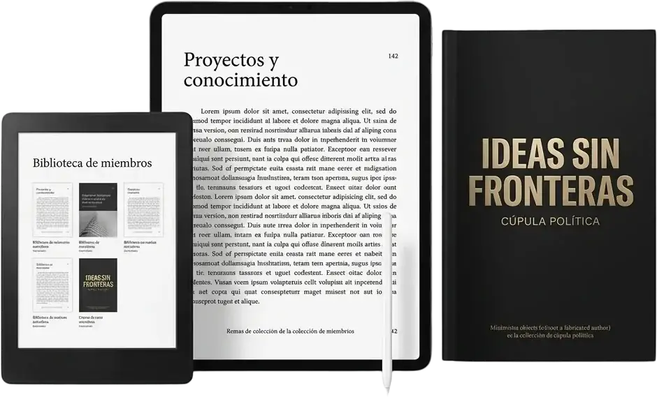 Biblioteca de miembros en e-reader, tablet y libro